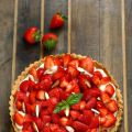 Tarte aux fraises (sans laitages)
