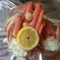 CUISSON PATTES DE CRABE SUR BBQ