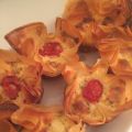 Mini quiche avec de la pâte filo.