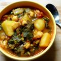 Soupe aux blettes, aux pois chiches et au[...]