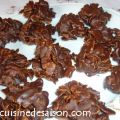 Roses des sables au chocolat