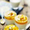 Panna cotta vanillée et coulis mangue passion -[...]