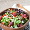 Salade {quinoa-mesclun-framboises}