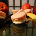 Macarons vanille et pêche