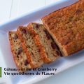 Gâteau vanille et Cranberry