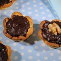 Tartelettes aux noix caramélisées et chocolat