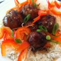 Boulettes teriyaki