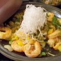 Crevettes au jus de Yuzu, poivron jaune, épices[...]