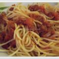 Plat du jour : Spaghettis bolognaise à ma façon