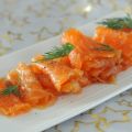 Gravlax de saumon