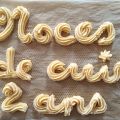 Sablés anniversaire de mariage