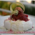 PAVLOVA Rhubarbe cerise et sa crème blanche