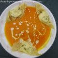 Veloute de potimarron et ses ravioles au chevre[...]