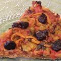 Pizza courgettes-poivron-lardons sans gluten et[...]