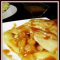 Crêpes aux pommes et caramel au beurre salé