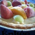 Tarte aux fruits à la crème anglaise revisitée