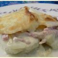 Gratin de pommes de terre aux épinards et[...]