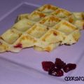 GAUFRES CHOCOLAT BLANC-CRANBERRIES