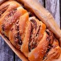 Babka sésame noir et chocolat (petit déjeuner)