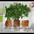 Quiche sans pâte oignon bacon weight watchers