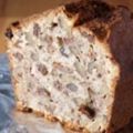 Cake au roquefort, lard et noix