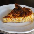 Quiche carotte râpée et truite fumée