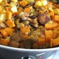 Pommes de terre et patates douces aux cèpes
