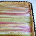 J'suis trop contente!!-Tarte Rhubarbe et Amande