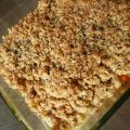 Crumble au saumon et aux légumes