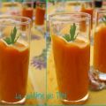 Velouté de carottes frais en verrine, Recette[...]