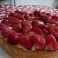 Fraisier facile sans lait de vache