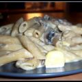 Pâtes aux champignons de paris et au brie,[...]
