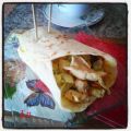 wrap poulet concombre laitue iceberg et[...]