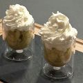 Compote de rhubarbe et chantilly d'amandes par[...]