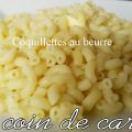 Coquillettes au beurre