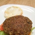Végéburger au riz brun et aux lentilles