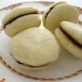 Woopies à la rhubarbe et au chocolat blanc