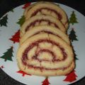 Biscuits spirales aux framboises