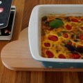 Clafoutis aux tomates cerises
