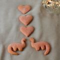 Petits sablés aux biscuits roses de reims