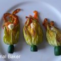 Fleurs de courgette farcies à la brousse et aux[...]