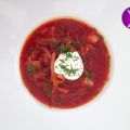 Borsch, crème acidulée et aneth