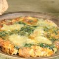 Omelette au bleu d'auvergne et cerneaux de noix