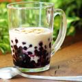 Crème de riz aux amandes et myrtilles