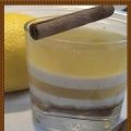 Panna cotta canelle et gelée de citron sur lit[...]