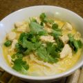 Soupe thaïe au lait de coco et cari rouge