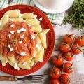 Pâtes à la sauce tomate-ricotta façon italienne