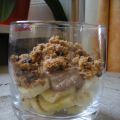 Verrines banane/Kinder