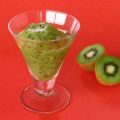 Sorbet au kiwi parfumé à la menthe