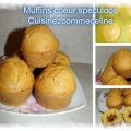 Muffin coeur spéculoos